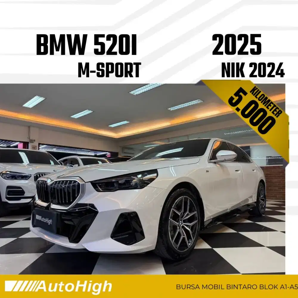 DP10% [Km5.000] 520i M-Sport 2024 White / 530i Reg 2023 #AUTOHIGH