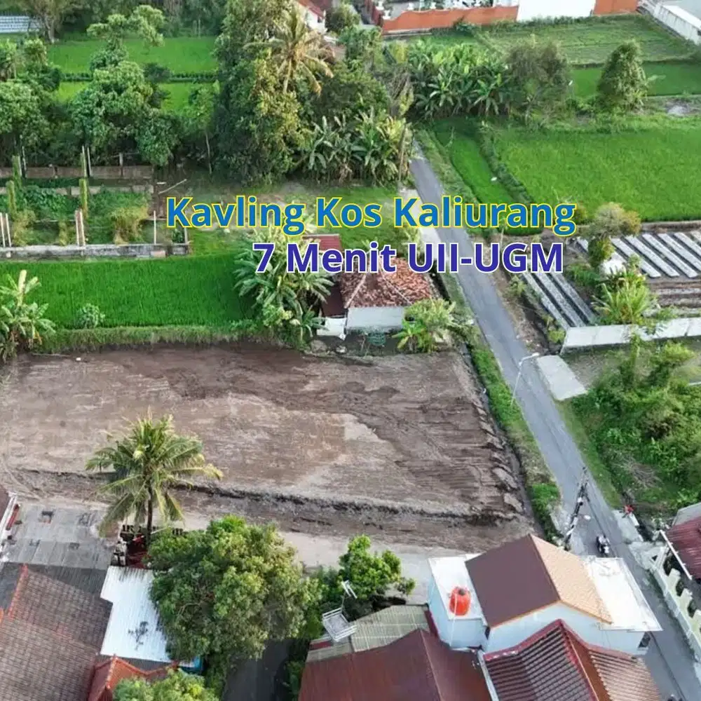 Lahan Kos UGM, 200m², 940Jt, Akses 7 Menit Kampus