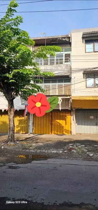 Ruko Raya Kapasan 3lt connecting 3 ruko jd 1