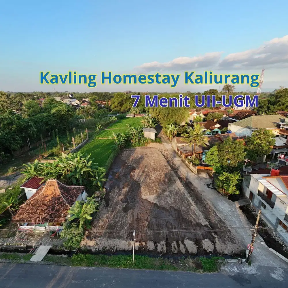 Lahan Kos UGM, 200m², 940Jt, Akses 7 Menit Kampus