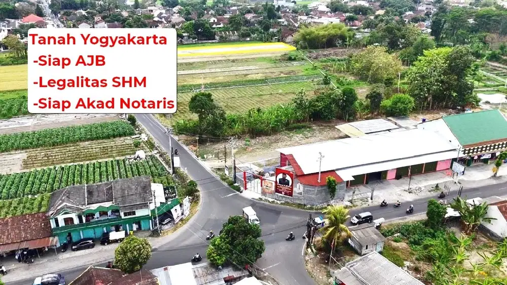 Tanah Tepi Jalan Aspal Dekat Kampus STPN, Siap AJB SHM