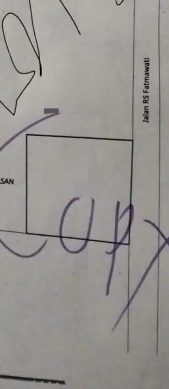 dijual tanah di cilandak jln raya fatmawati Jakarta selatan