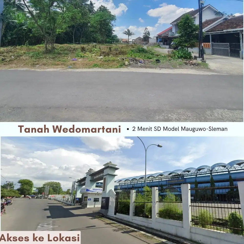 Tanah 500m² 12 Menit UGM, 4jt-an/m², Kawasan Kos