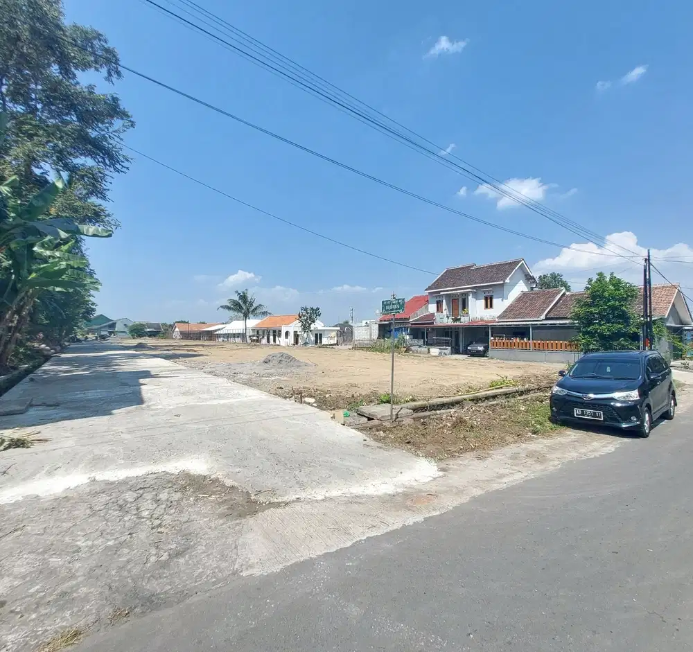 Dijual Tanah Dekat Jogja Bay Sleman Jl. Raya Wedomartani