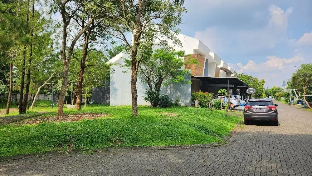 Kavling kotak 198 m2 posisi corner cluster Prestigia Eminent BSD City