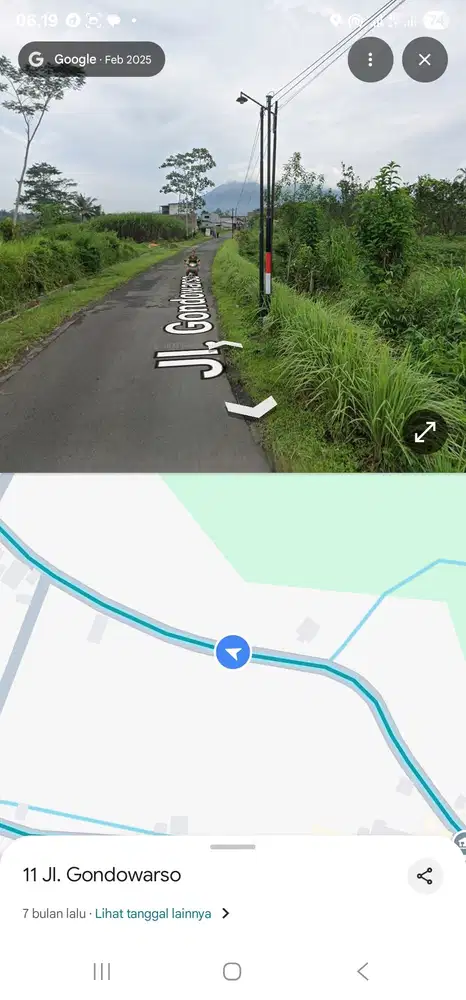 Tanah murah pinggir jalan di wagir pandanrejo bagus buat villa usaha