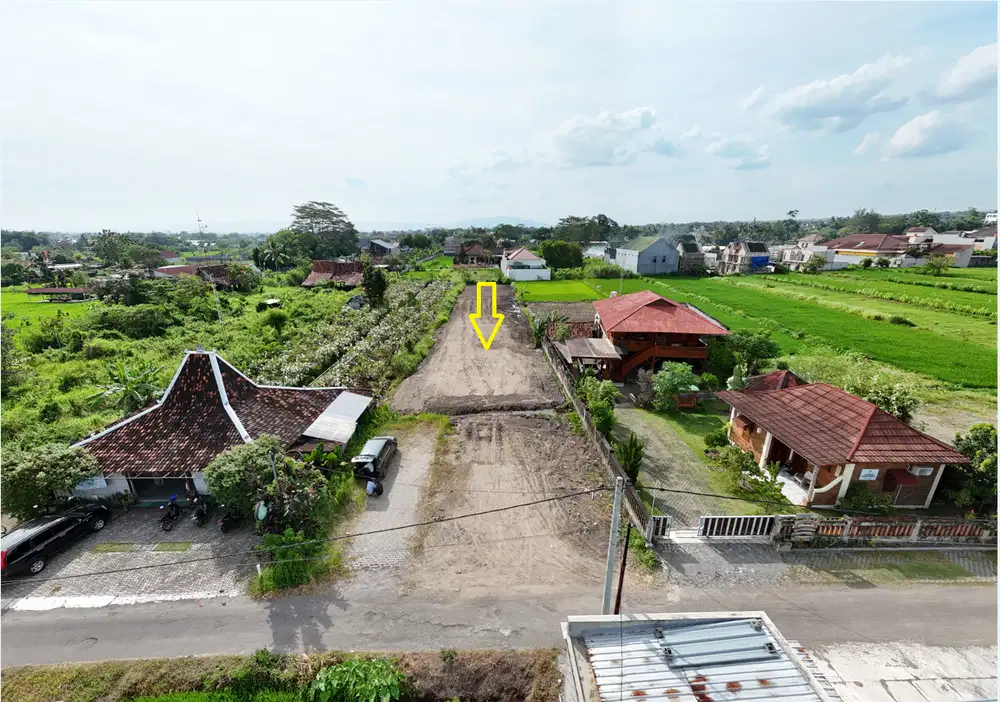 Tanah Sleman View Merapi di Jl. Kaliurang Km.8 - Dekat Hyatt