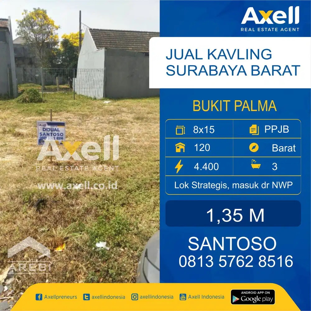 Tanah Citraland Bukit Palma E1 Dijual