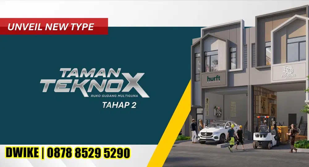 Gudang Baru Taman Tekno X BSD Mantap, Aman, Tengah Kota