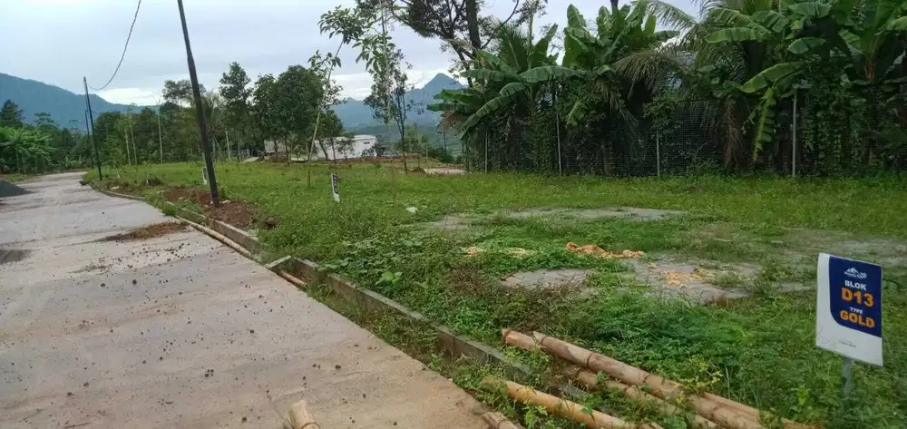 Jual kavling bisa di bangun permanen