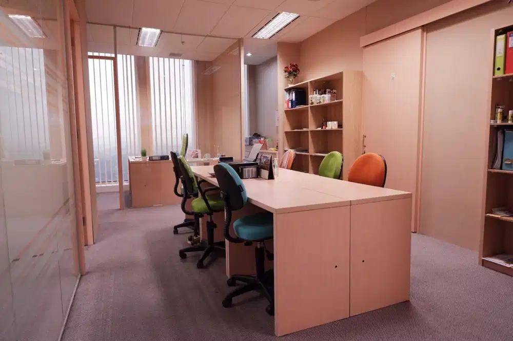 Sewa Kantor Minimalis Siap Huni 78 m2 di 18 Office Park Simatupang