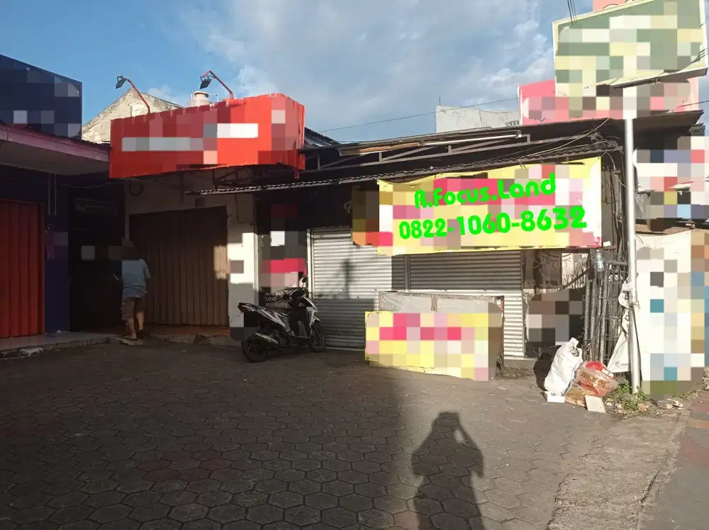 Tanah Lahan Komersial Kios Luas 480 Jalan Raya PONDOK AREN