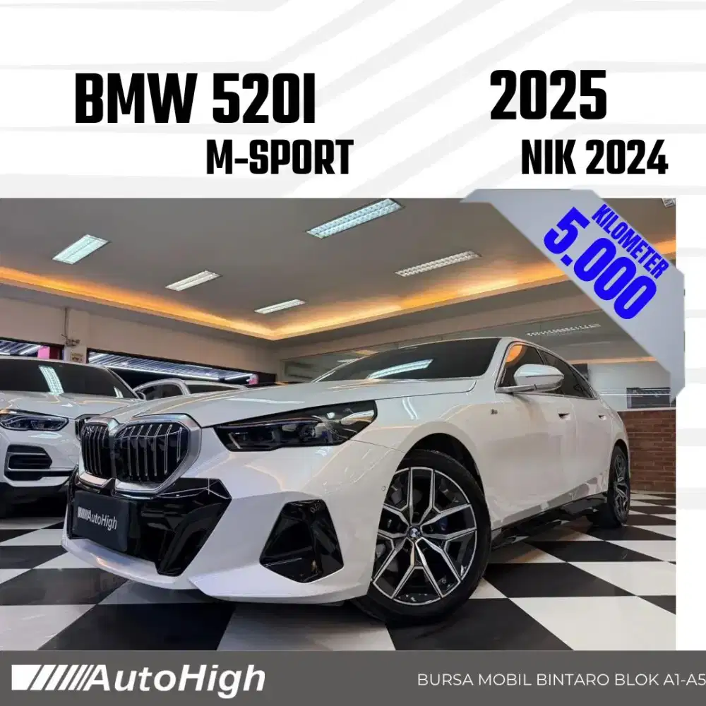 DP10% [Km5.000] 520i M-Sport 2024 White / 330i Reg 2025 #AUTOHIGH