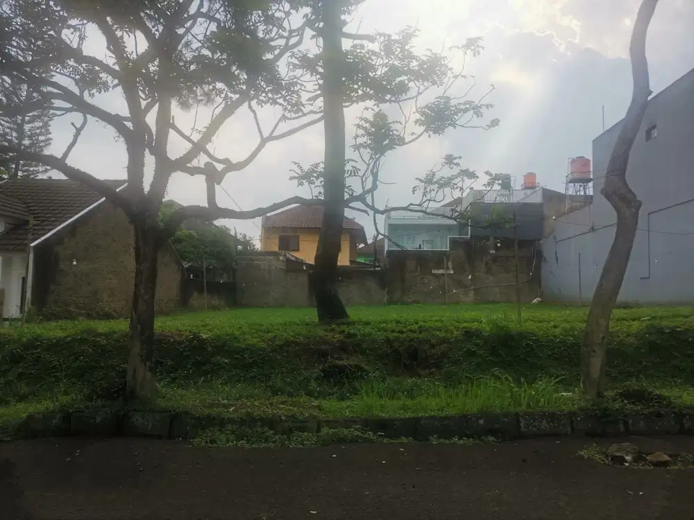 Kavling graha puspa bentuk kotak siap bangun