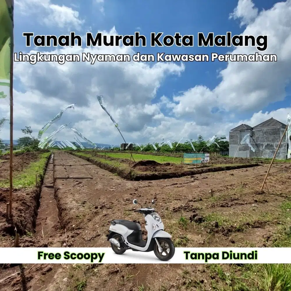 Dijual Tanah kawasan perumahan kota Malang; harga MURAH