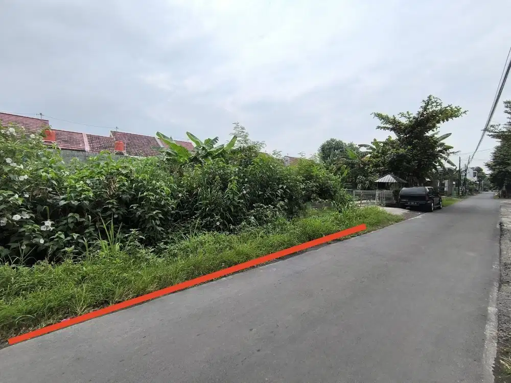 Tanah pinggir jalan raya Ngemplak Kartasura strategis utk usaha