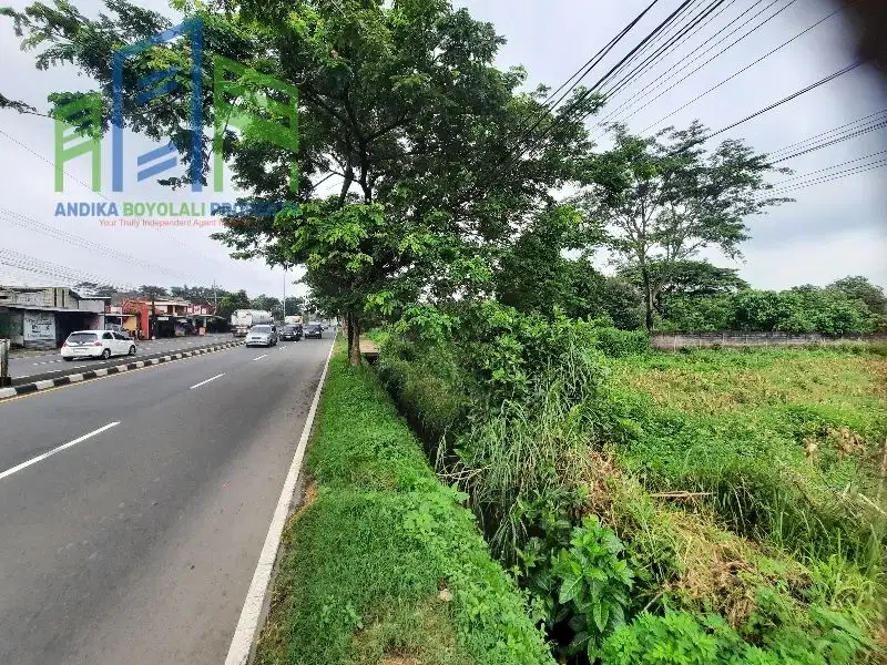 Dijual tanah strategis dekat gerbang tol di jalan raya solo semarang