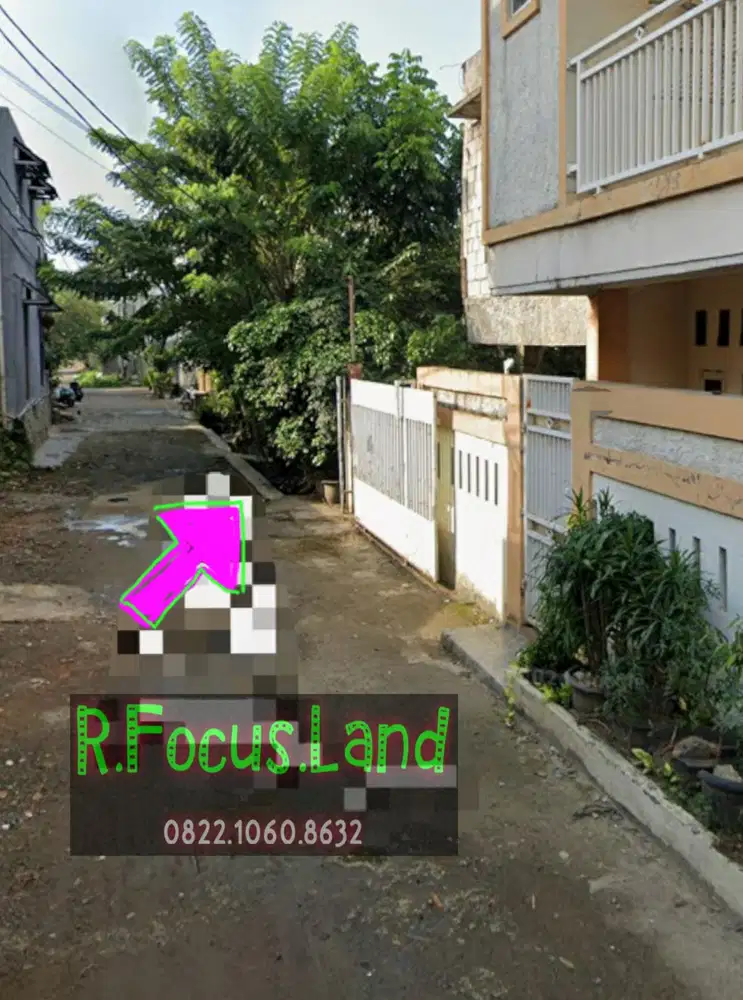 Tanah Kavling Komplek bisa beli setengah di PONDOK AREN