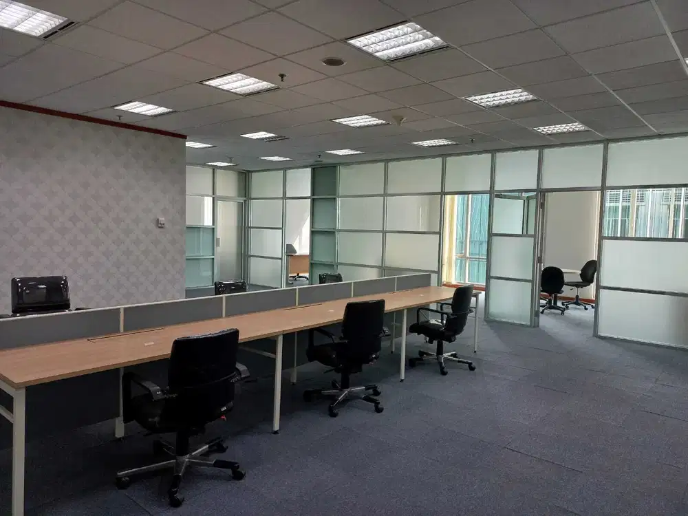 Sewa Kantor Menara Dea Mega Kuningan 216 m2 Siap Huni, Hrg Nego