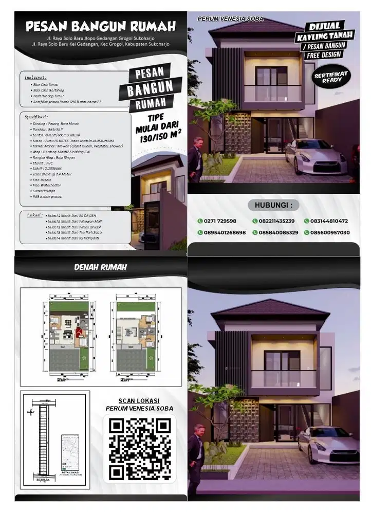 Dijual Tanah Kavling lokasi Solo Baru  Bisa Beli Rumah Pesan Bangun