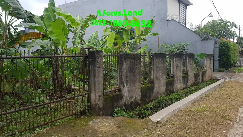 Tanah kavling komplek DEPLU Luas 490 di PONDOK AREN