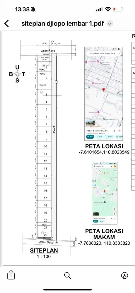 Tanah kavlingan di soba pinggir jln harga promo bisa kpr