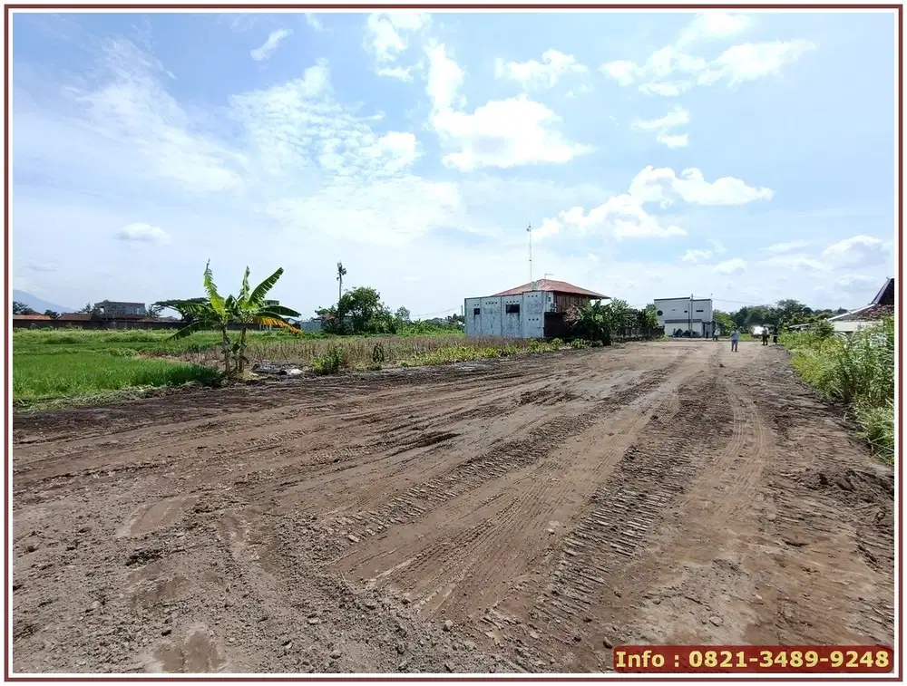 Tanah View Merapi di Palagan km 8 Dekat ESKALA Jogja
