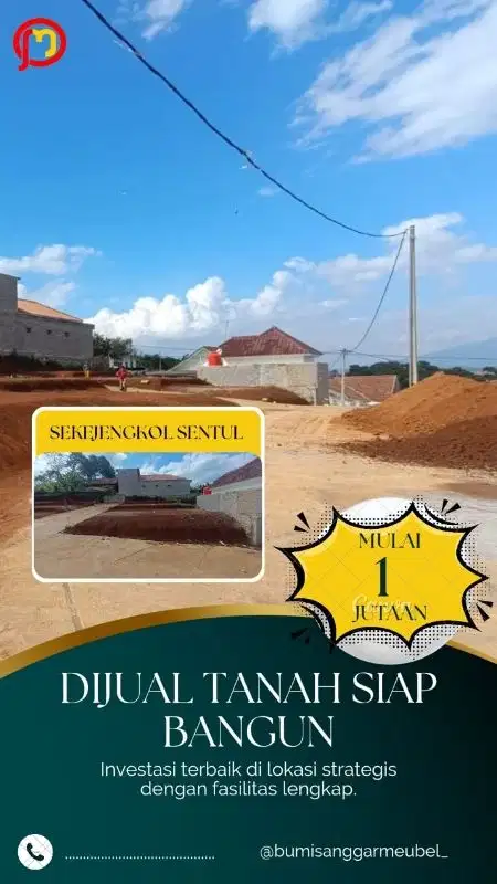 Terlaris kavling siap bangun Lokasi Cileunyi dekat tol