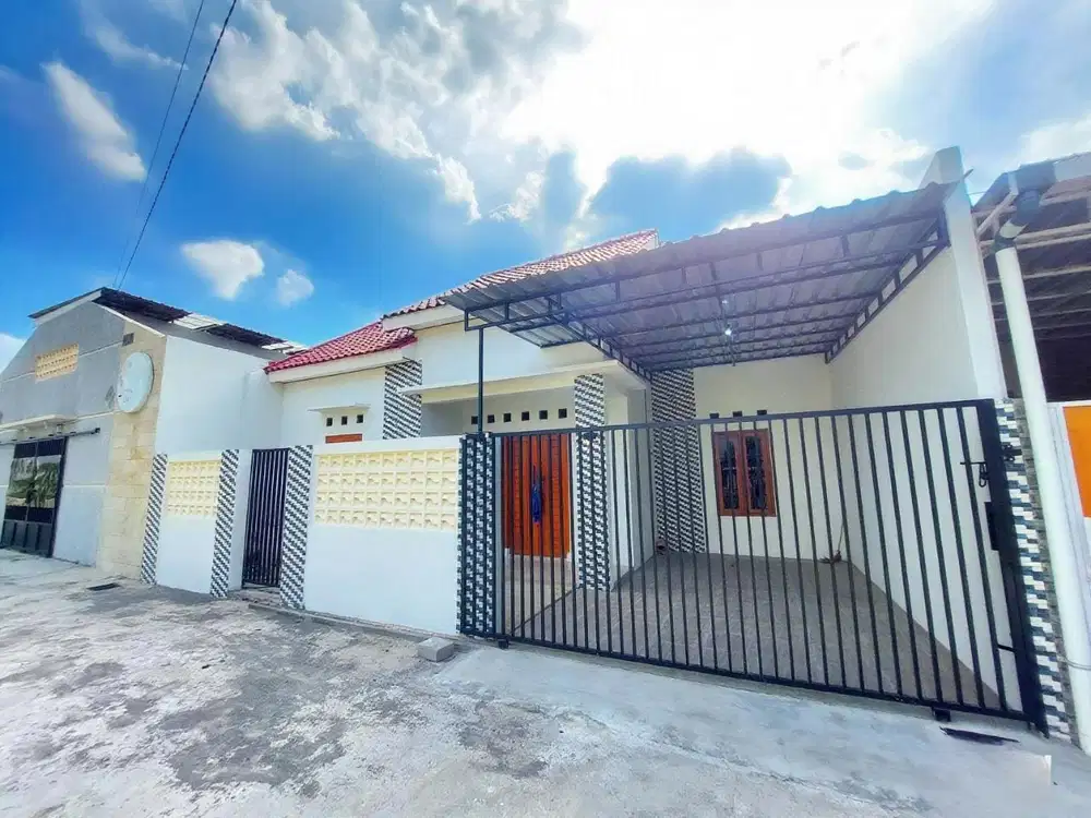 Rumah Baru Gress Cantik Bonus Pagar Canopi di Karangasem Solo Kota