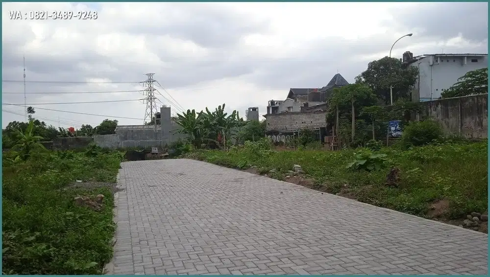 Dekat UGM Luas 136 m², Siap AJB Jual Tanah Jogja Jl.Kaliurang