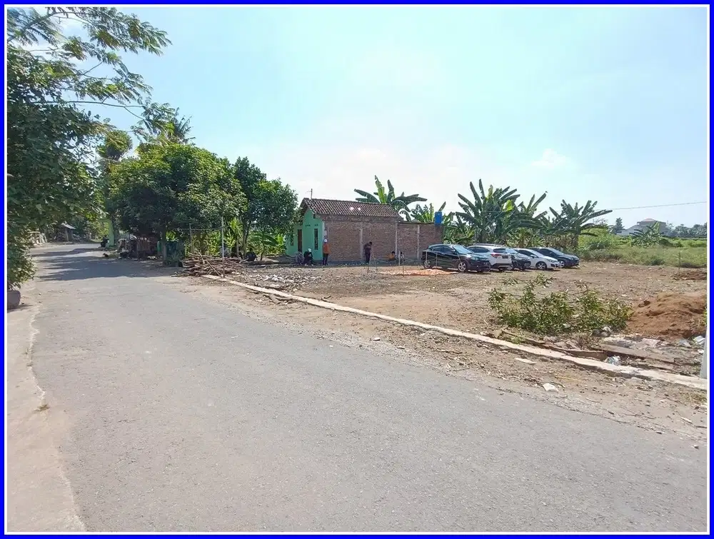 Akad Notaris, Tanah Hook di Jejeran Pleret Bantul Tepi Aspal