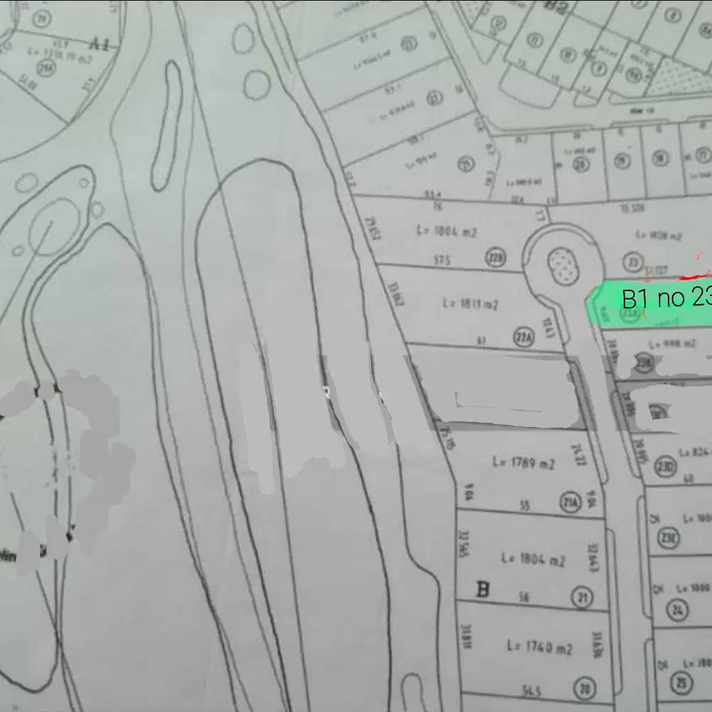 Tanah di Teluk Golf Blok B 1 Citraland