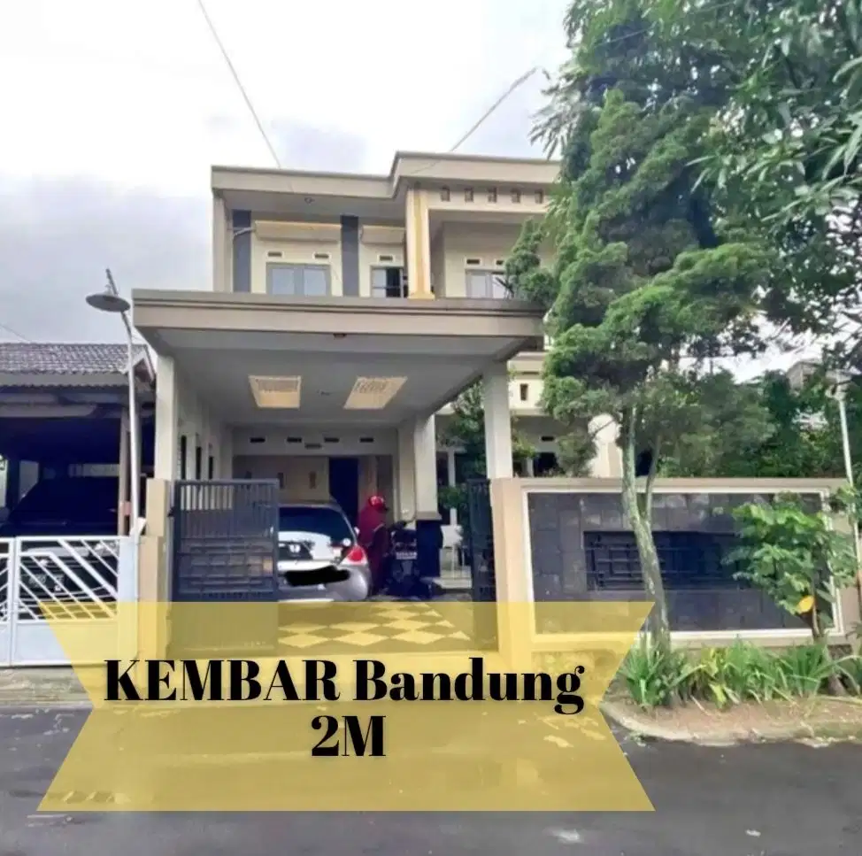 Jual Rumah LUAS dan BAGUS di Kembar BKR Regol Bandung harga MURAH