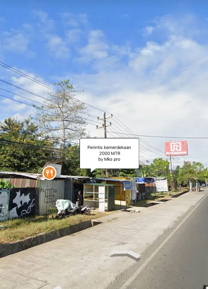 Tanah Jl Perintis kemerdekaan Makassar 2000 MTR dekat Mall Mtos