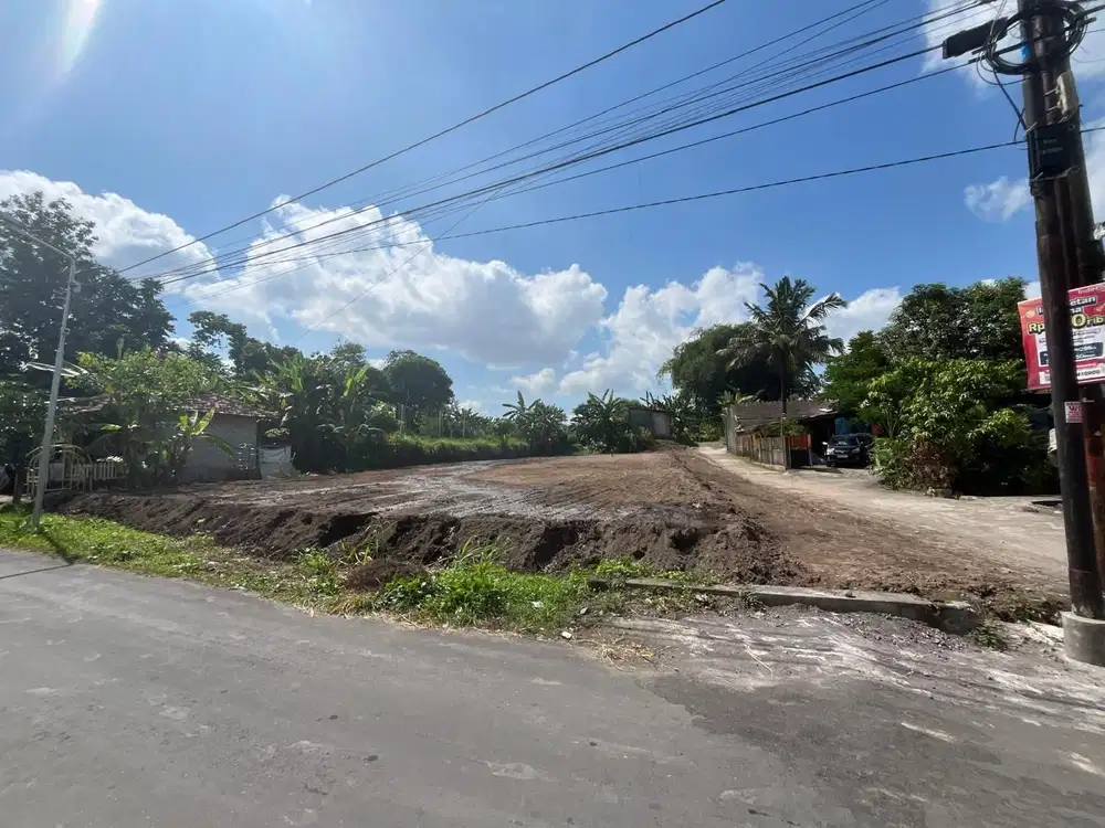 Tanah Jogja Dekat UGM, Tanah Ngaglik Kaliurang View Merapi