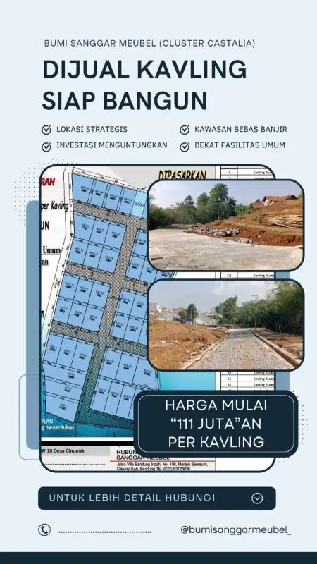 Kavling Strategis Dekat Borma Cinunuk