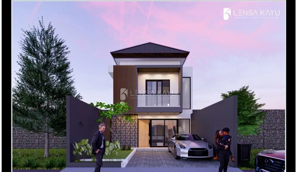 Town house cluster elite tepi jalan raya Solo baru