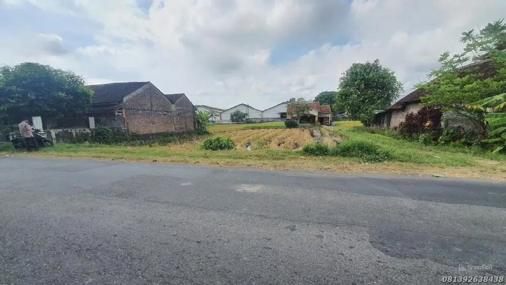 Tanah Apik Area Bandara Jogja Strategis Akses Jalan Besar Siap Bangun