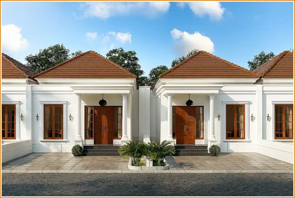 8 Menit UNY Wates Rumah Classic Modern Type 50, SHM , Lingkungan Asri