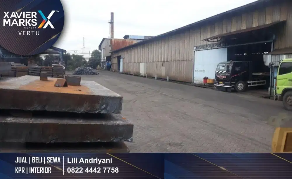 Eks Pabrik Hitung Tanah di Bekasi Utara, Jawa Barat