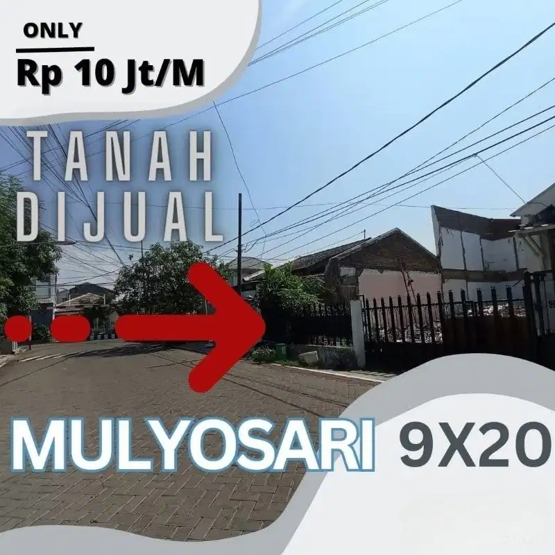 Dijual Cepat Rumah Hitung Tanah Mulyosari Tengah Surabaya