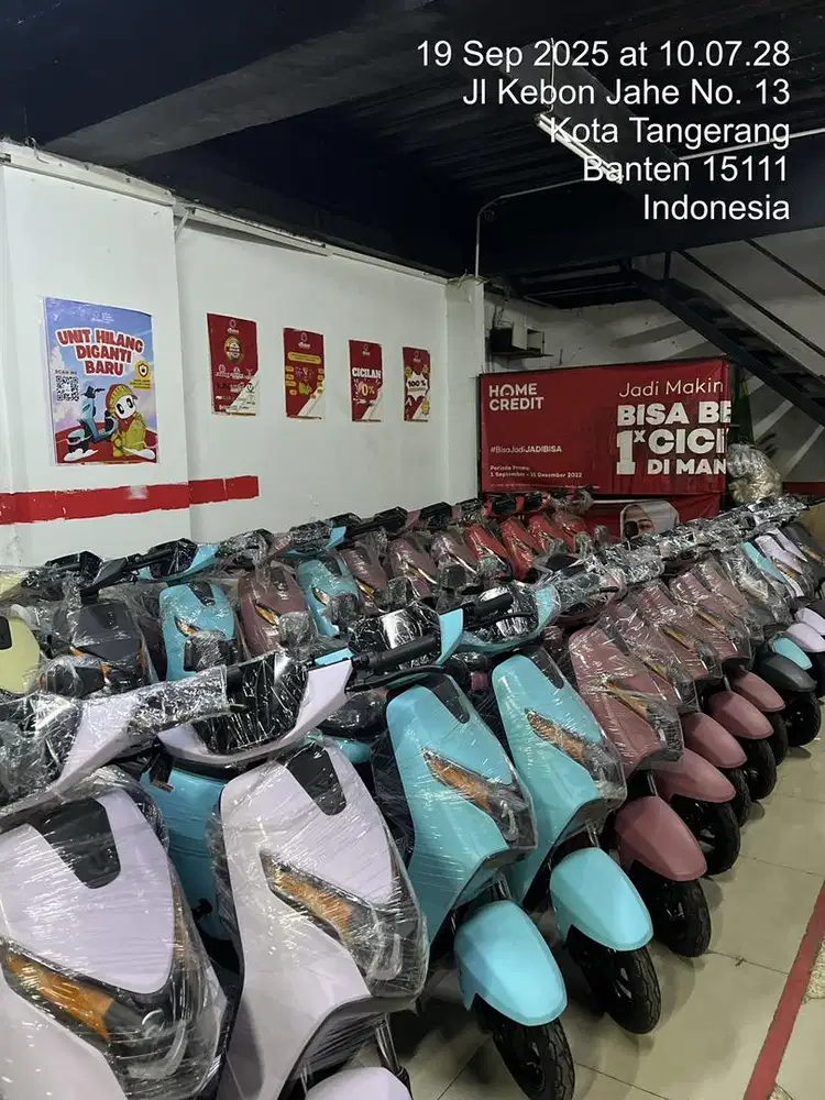 Sepeda Listrik Uwinfly bisa cash dan kredit