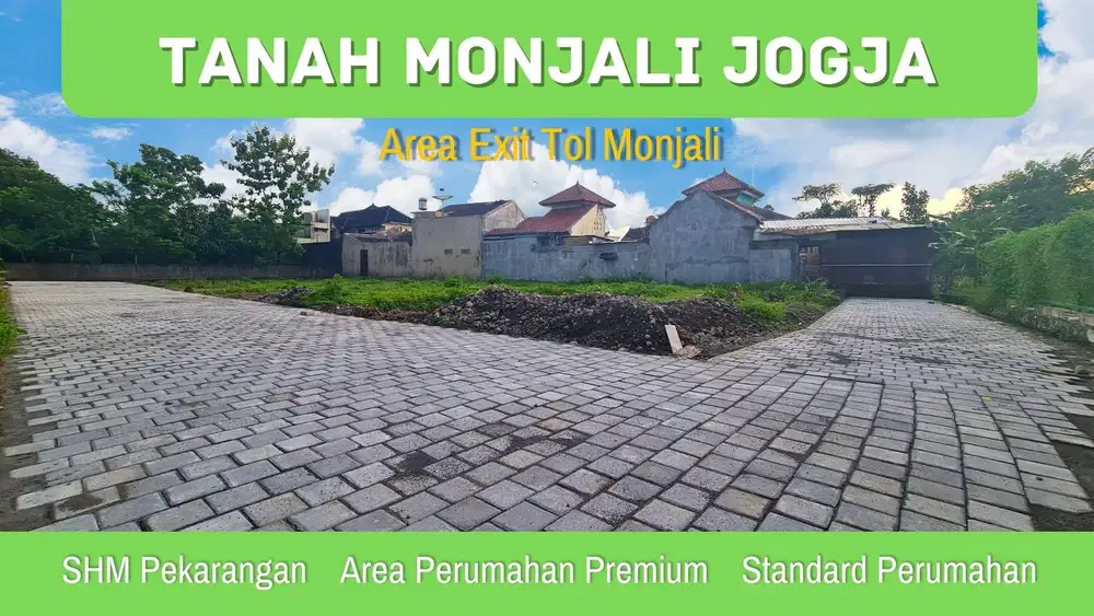 Tanah Area Monjali Jogja Turun Harga.5,5juta/m