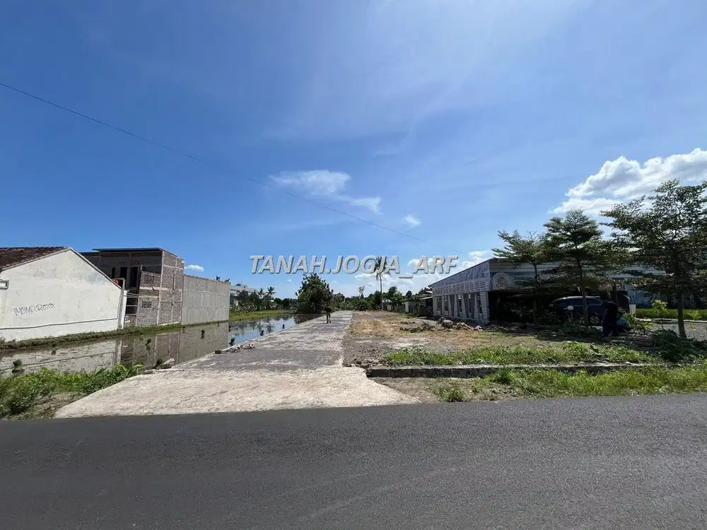 6 Menit UMY, Tanah Jogja SHM Cocok Kost atau Hunian, akses Lebar