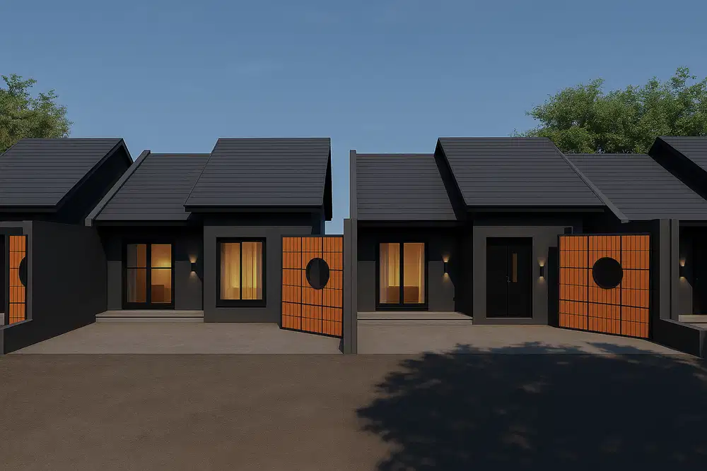 Tempel Sleman,Rumah Japandi Minimalis Type 50