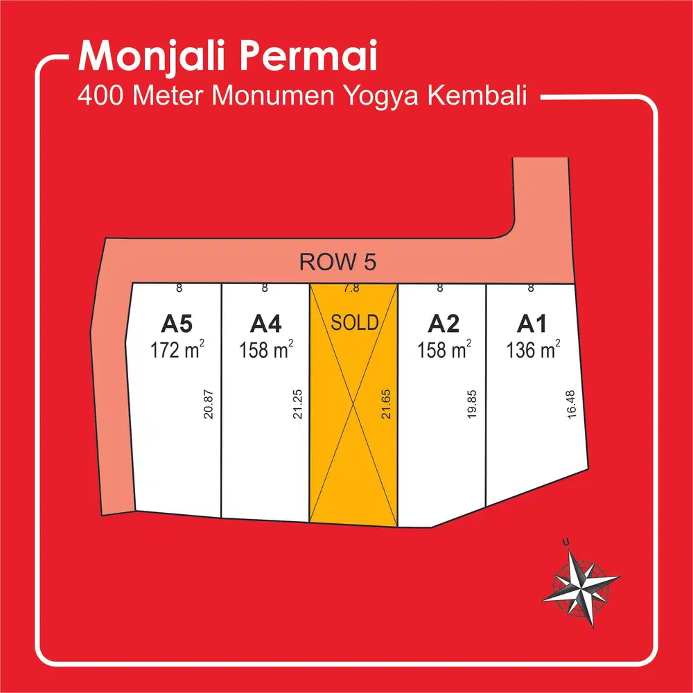 Tanah Jl. Palagan Dekat UGM Standar Perumahan