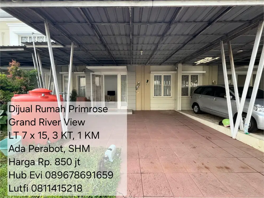Dijual Rumah di Primrose Grand River View Mks