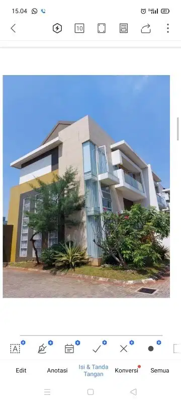 RAPI ADA KOLAM RENANG DEKAT TOL DEKAT  MALL AEON DEKAT STASIUN