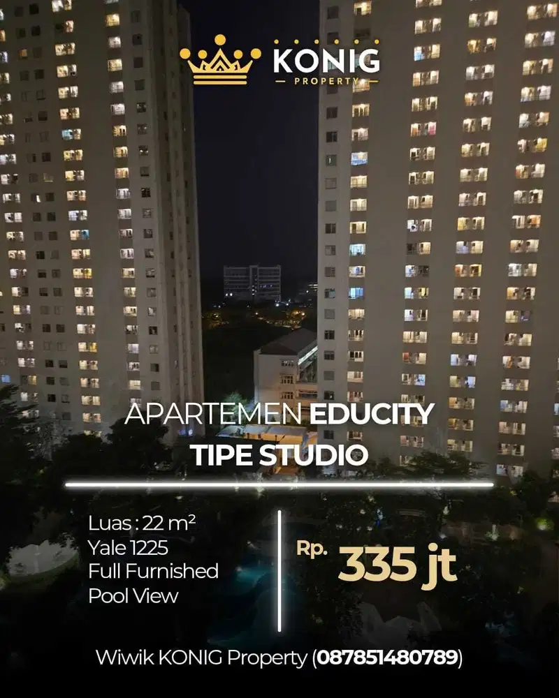 Dijual Apartemen Educity