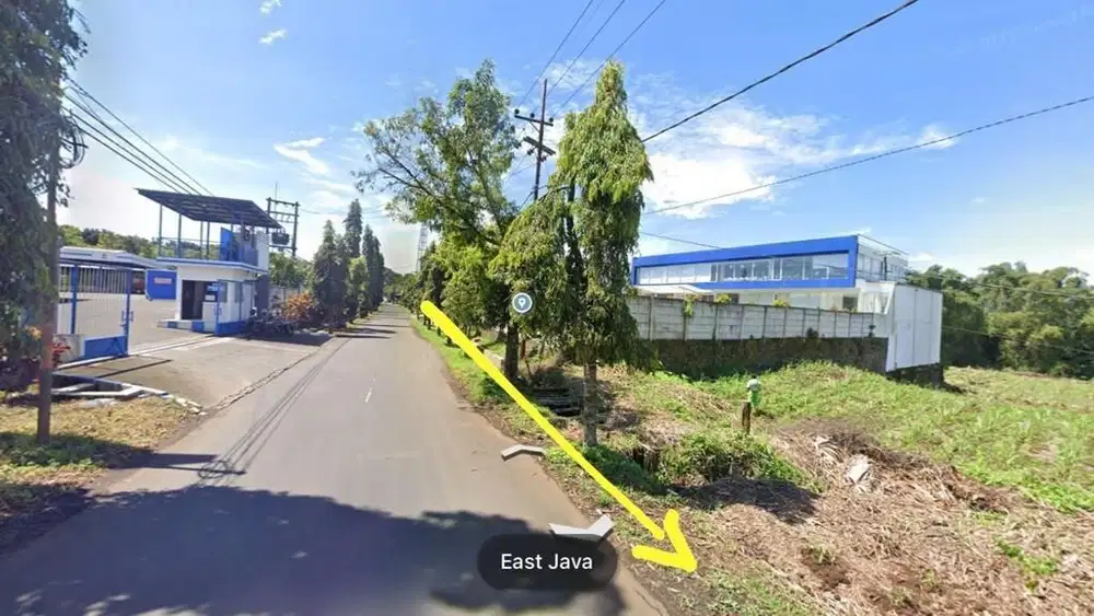 Tanah lahan industri  strategis 5 menit ke tol lawang akses container singosari malang